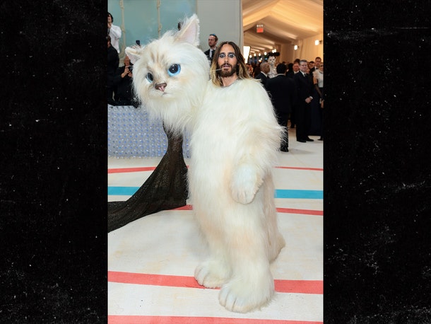 [News] Actor Jared Leto dressed as a cat to the 2023 Met Gala ...